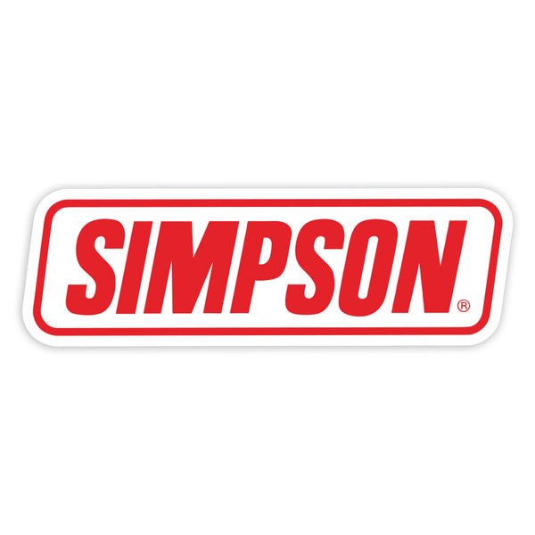 Car & Motorbike Stickers: Simpson Classic Logo
