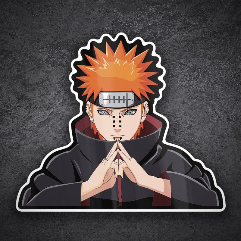 Car & Motorbike Stickers: Naruto Pain Akatsuki