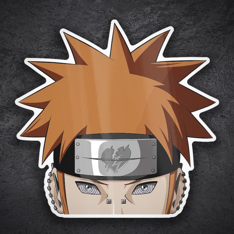 Car & Motorbike Stickers: Naruto Pain Face Akatsuki