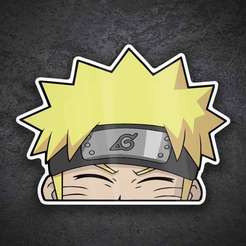 Car & Motorbike Stickers: Naruto Headband Leaf Village