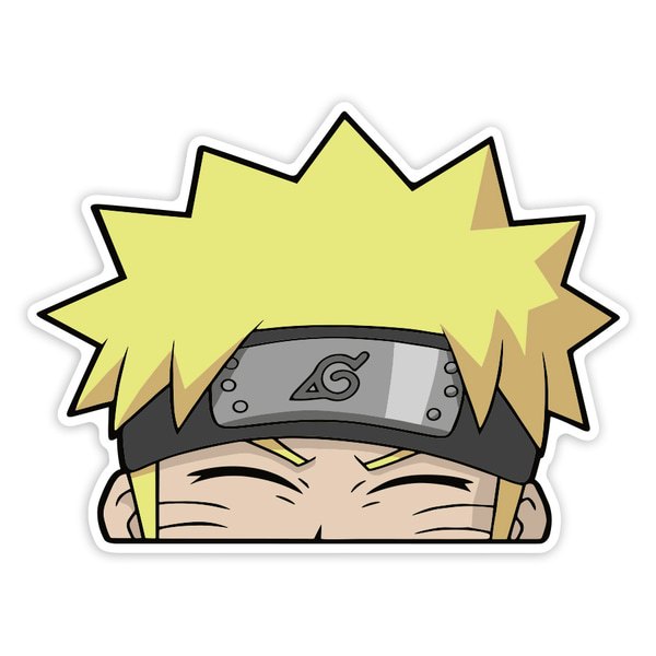 Car & Motorbike Stickers: Naruto Headband Leaf Village