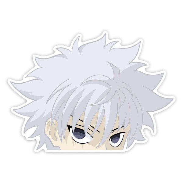 Car & Motorbike Stickers: Hunter x Hunter Killua Head