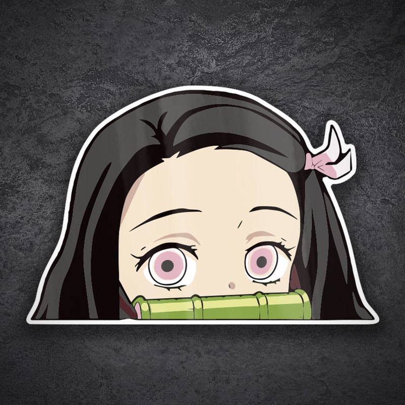 Car & Motorbike Stickers: Demon Slayer Nezuko Bamboo