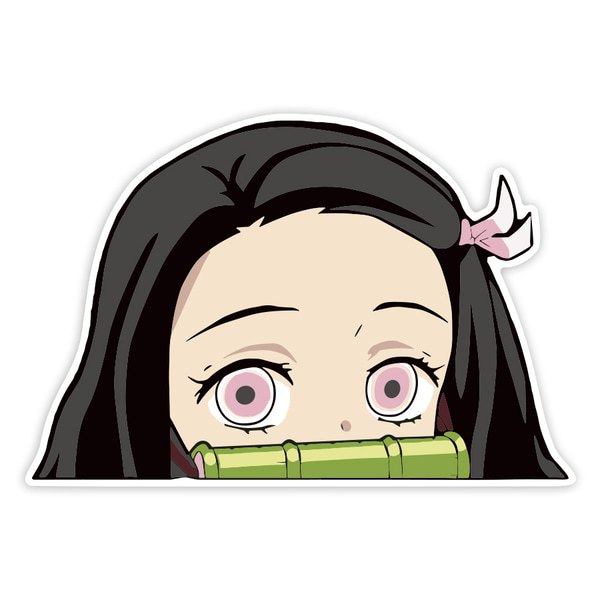 Car & Motorbike Stickers: Demon Slayer Nezuko Bamboo