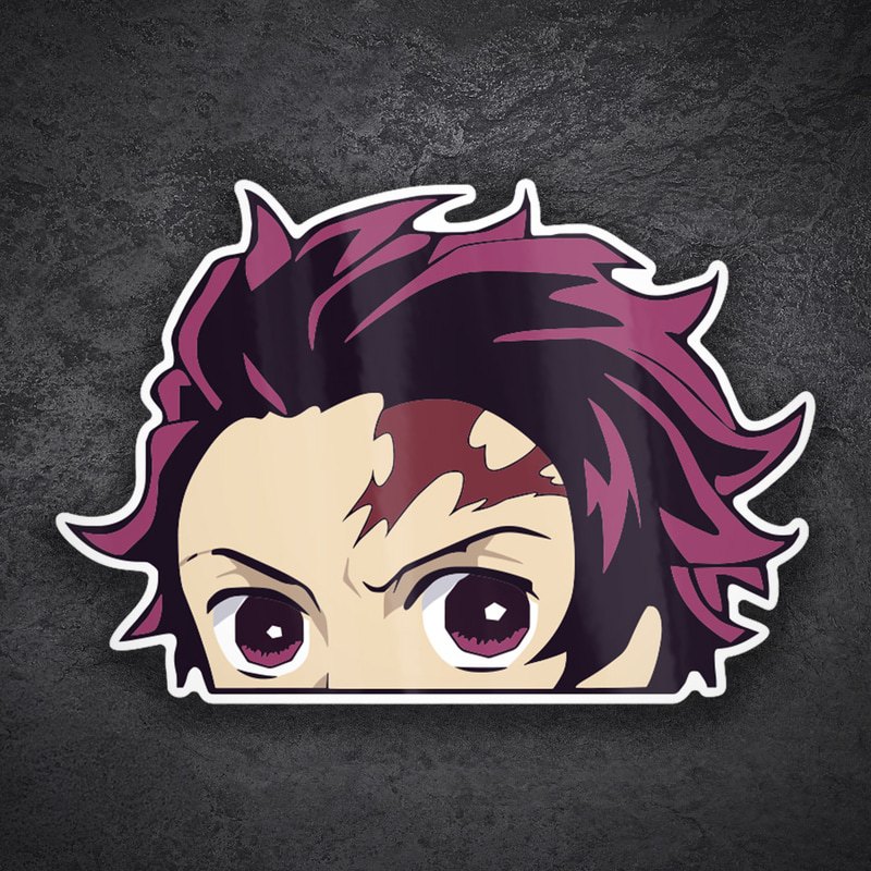 Car & Motorbike Stickers: Demon Slayer Tanjiro Mark