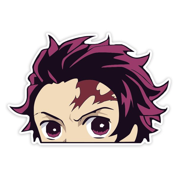 Car & Motorbike Stickers: Demon Slayer Tanjiro Mark