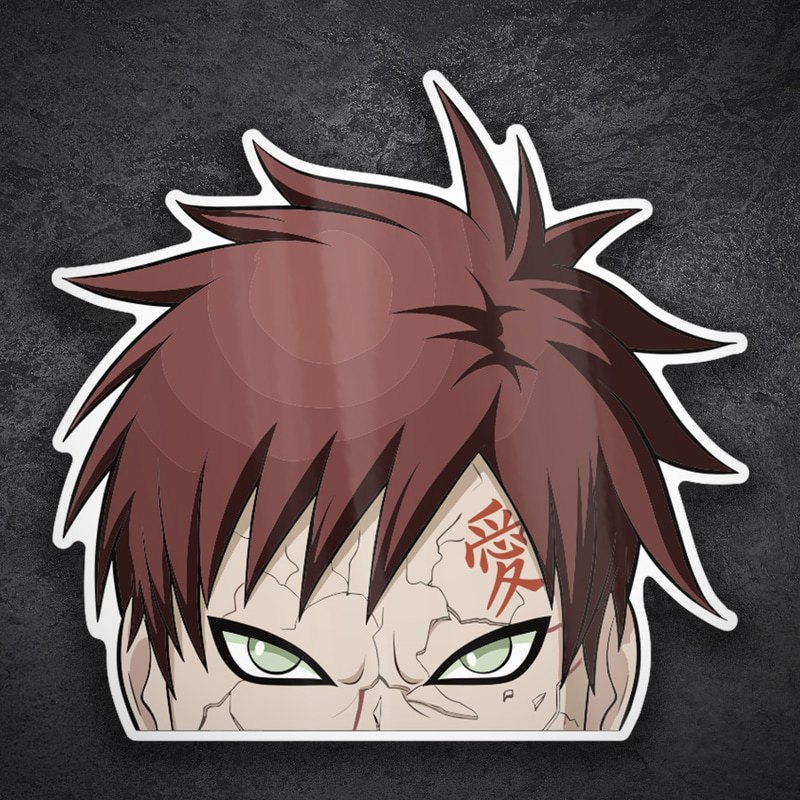 Car & Motorbike Stickers: Naruto Gaara of the Desert