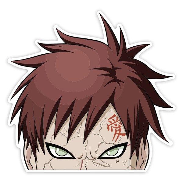 Car & Motorbike Stickers: Naruto Gaara of the Desert