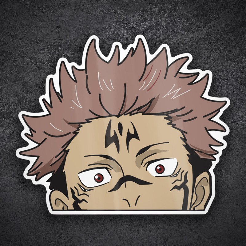 Car & Motorbike Stickers: Jujutsu Kaisen Sukuna Face