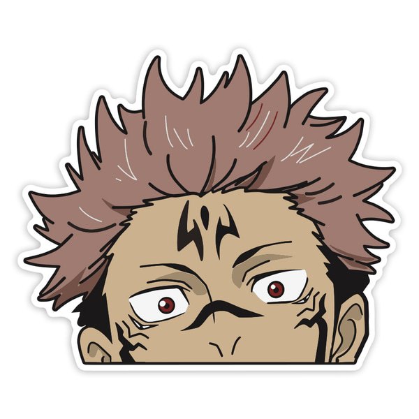 Car & Motorbike Stickers: Jujutsu Kaisen Sukuna Face