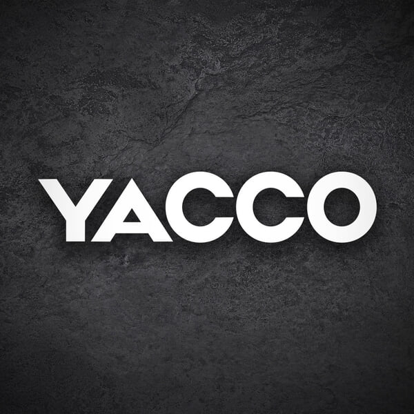 Car & Motorbike Stickers: Yacco Cut-Out Letters