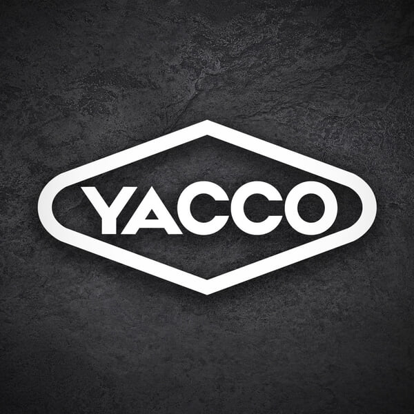 Car & Motorbike Stickers: Yacco Cut Logo