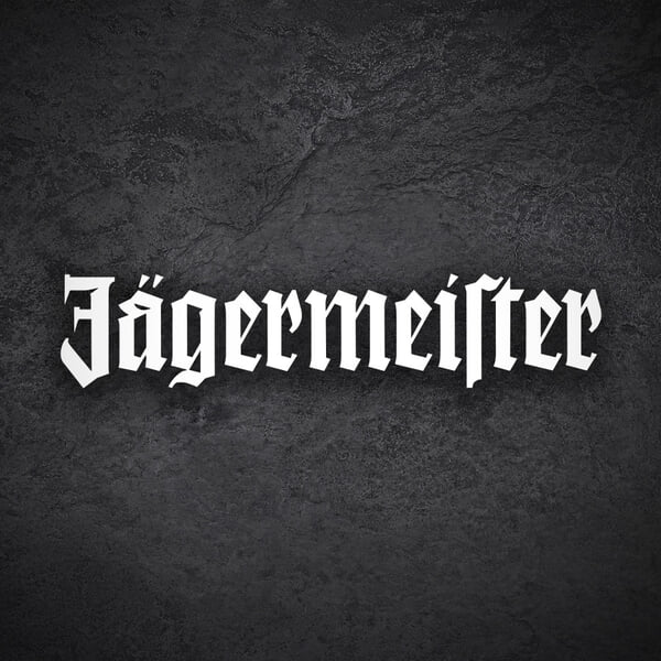 Car & Motorbike Stickers: Jägermeister Cut Vinyl Logo