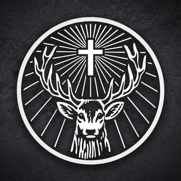 Car & Motorbike Stickers: Jägermeister Deer Cut Vinyl