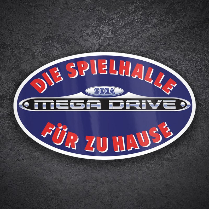 Car & Motorbike Stickers: Sega Mega Drive
