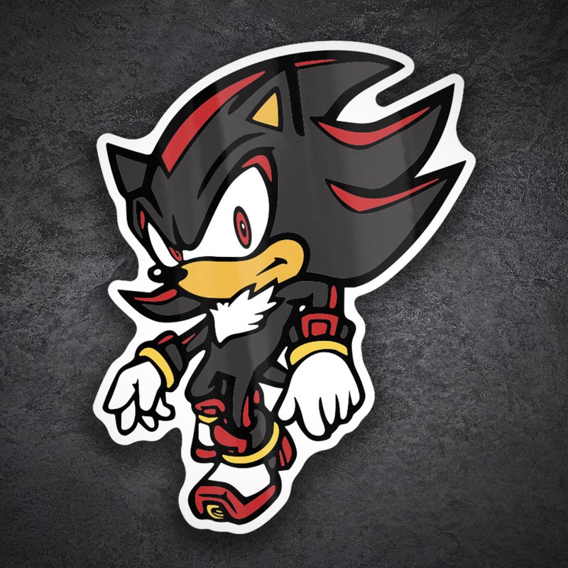 Car & Motorbike Stickers: Shadow the Hedgehog