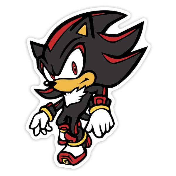 Car & Motorbike Stickers: Shadow the Hedgehog