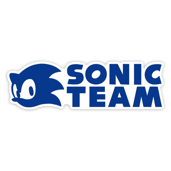 Car & Motorbike Stickers: Blue Sonic Team Logo