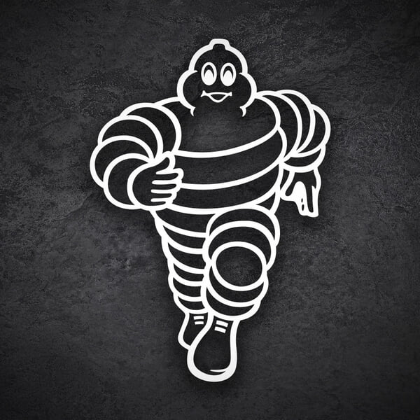 Car & Motorbike Stickers: Michelin Bibendum Walk