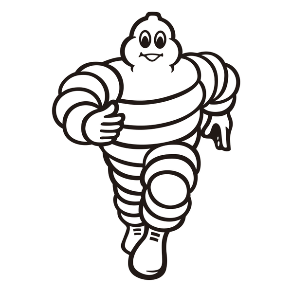 Car & Motorbike Stickers: Michelin Bibendum Walk