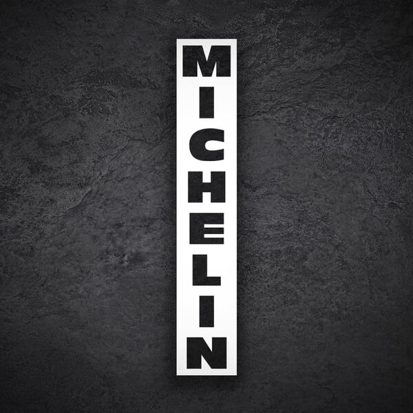 Car & Motorbike Stickers: Michelin Vertical Negative