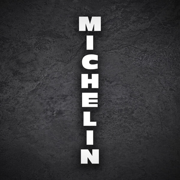 Car & Motorbike Stickers: Michelin Vertical Letters