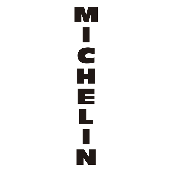 Car & Motorbike Stickers: Michelin Vertical Letters
