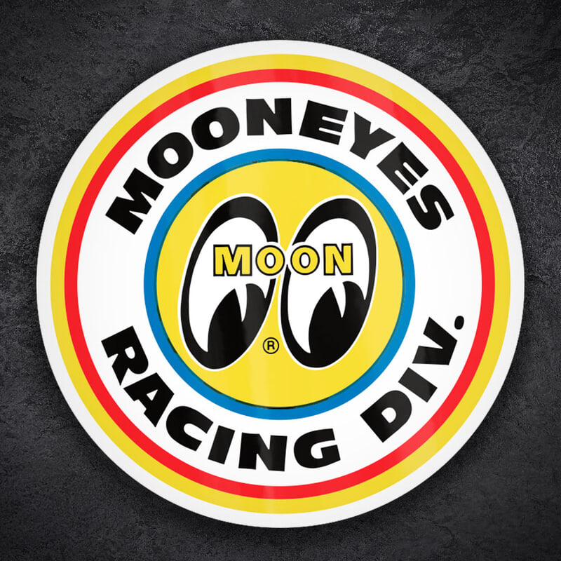 Car & Motorbike Stickers: Moon Eyes Racing Div.