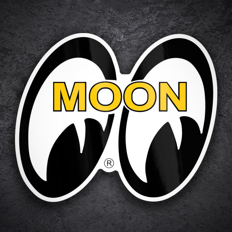 Car & Motorbike Stickers: Moon Eyes Original Logo