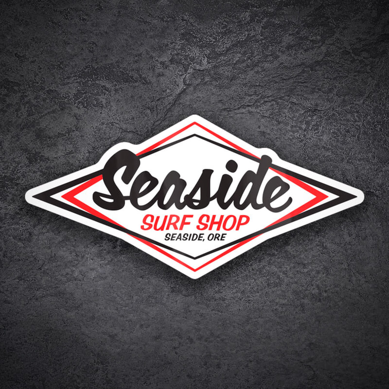 Car & Motorbike Stickers: Seaside Surf Shop Oregon