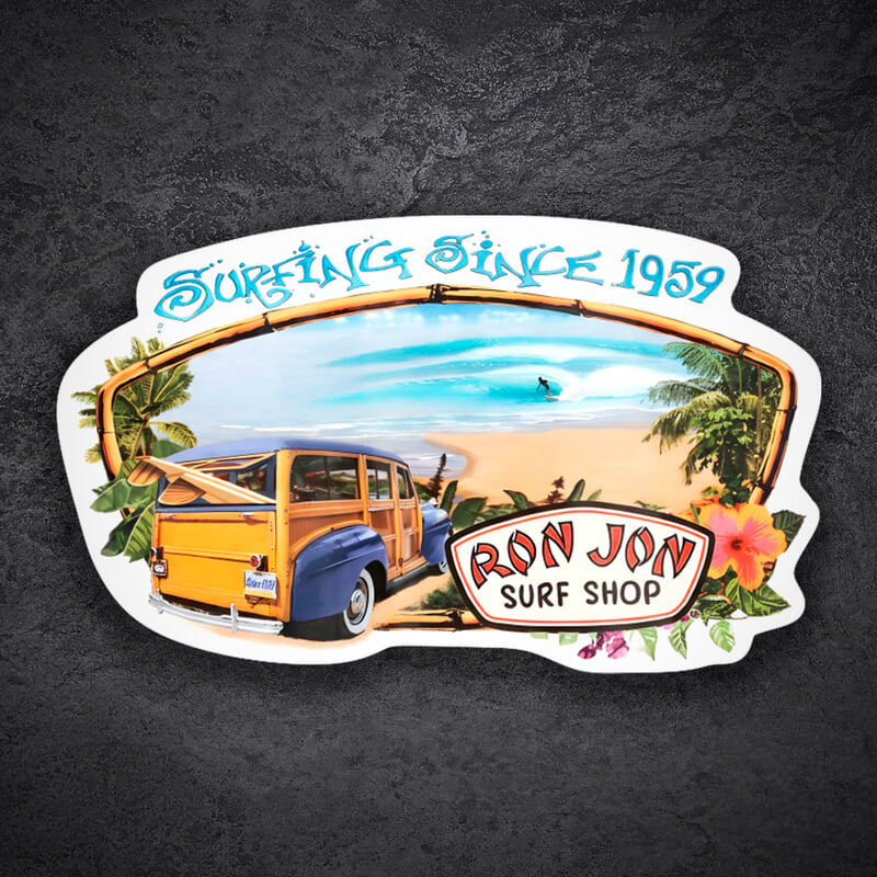 Car & Motorbike Stickers: Ron Jon Surfing Since 1959