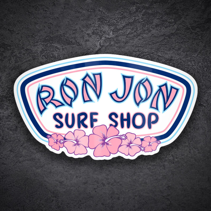 Car & Motorbike Stickers: Ron Jon Surf Shop Hibiscus