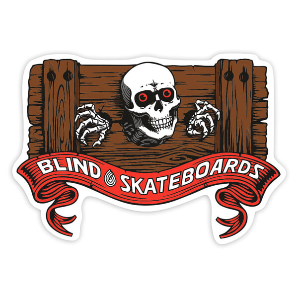 Car & Motorbike Stickers: Blind Skateboards Skull