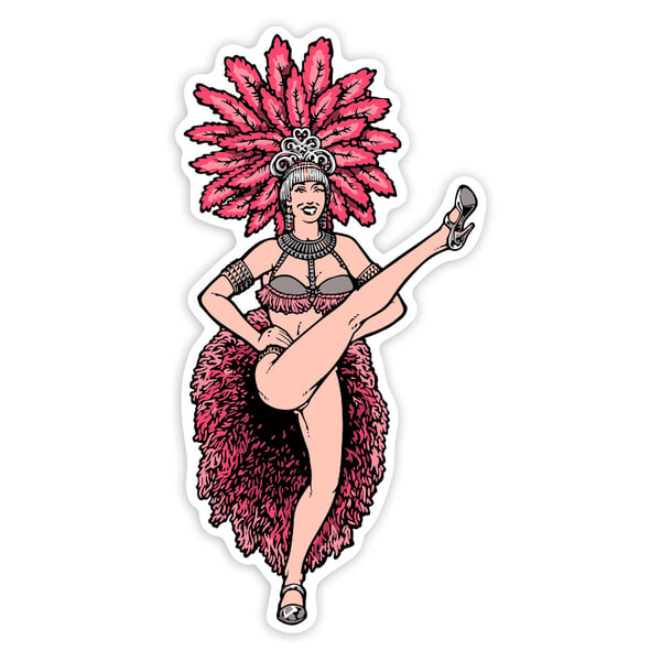 Car & Motorbike Stickers: Blind Skateboards Showgirls