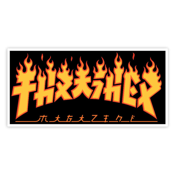 Car & Motorbike Stickers: Thrasher Japanese Logo