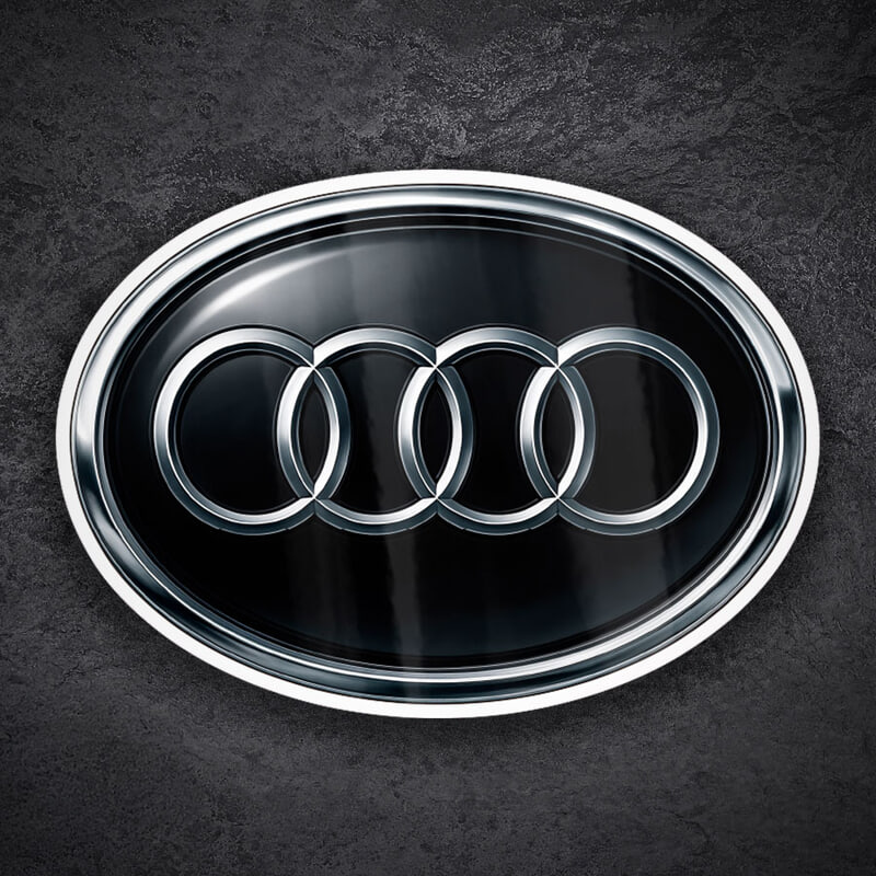 Car & Motorbike Stickers: Classic Audi Logo