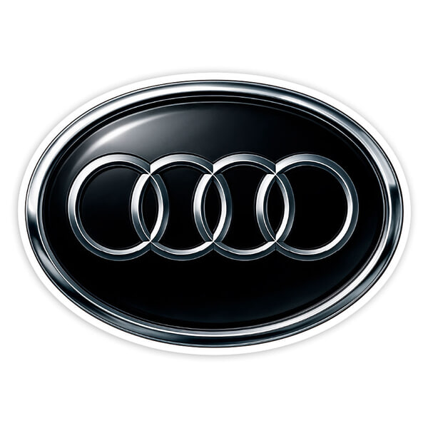 Car & Motorbike Stickers: Classic Audi Logo