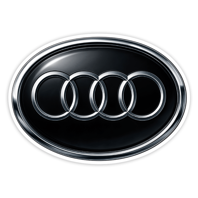 Car & Motorbike Stickers: Classic Audi Logo