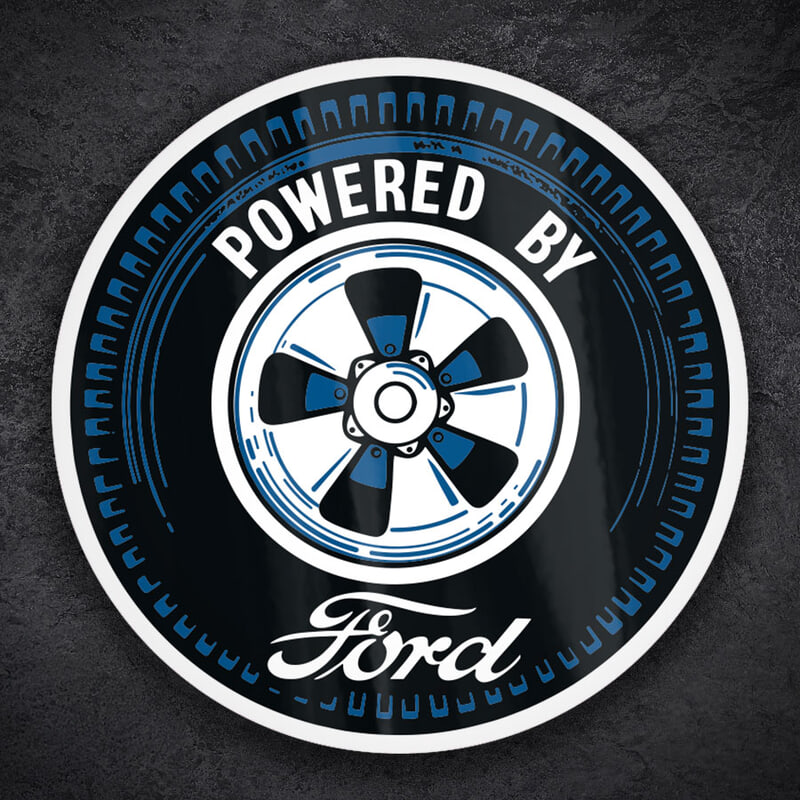 Car & Motorbike Stickers: Powered by Ford