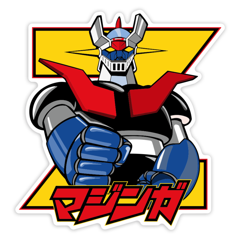 Car & Motorbike Stickers: Mazinger Z