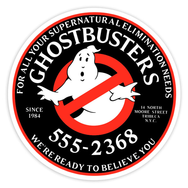 Car & Motorbike Stickers: Classic Ghostbusters Logo