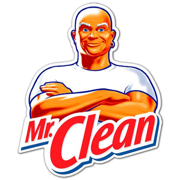 Car & Motorbike Stickers: Mr. Clean