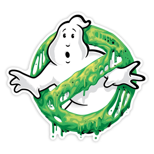 Car & Motorbike Stickers: Ghostbusters Slime Logo