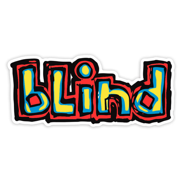 Car & Motorbike Stickers: Blind Logo Skateboard