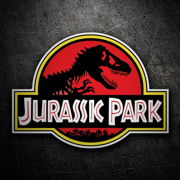 Car & Motorbike Stickers: Jurassic Park Logo 1