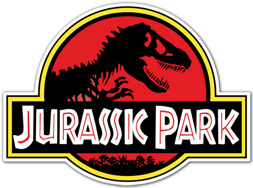 Car & Motorbike Stickers: Jurassic Park