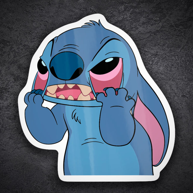 Car & Motorbike Stickers: Angry Stitch