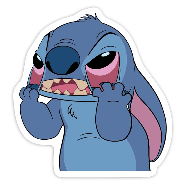 Car & Motorbike Stickers: Angry Stitch