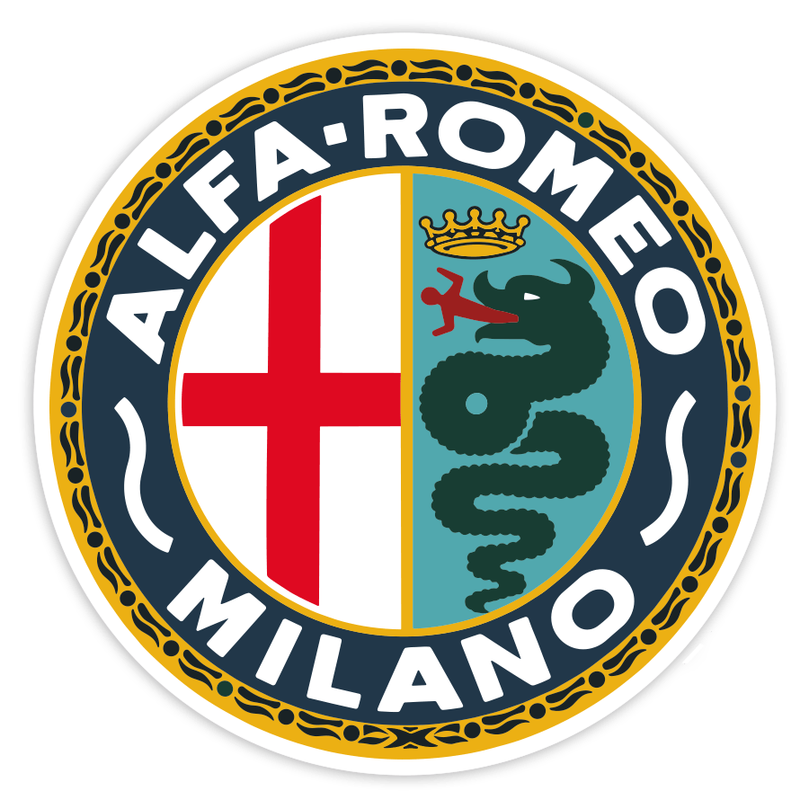 Car & Motorbike Stickers: Alfa Romeo Milano Emblem