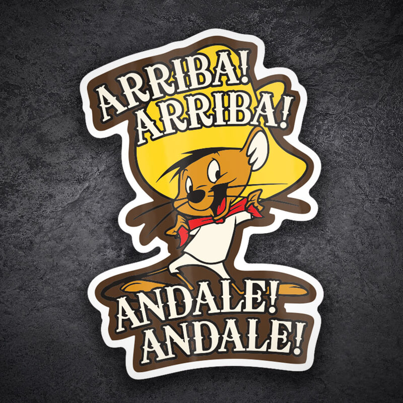 Car & Motorbike Stickers: Speedy Gonzales ¡Ándale Ándale